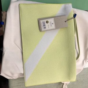 Rothy’s lime essential pouch